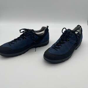 ECCO Yura Receptor Men's Blue Suede Gore-Tex Hiking Shoes